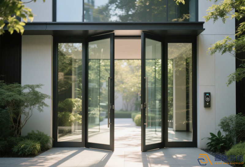 無(wú)框雙開(kāi)自動(dòng)門(mén)與指紋門(mén)禁聯(lián)動(dòng)成標(biāo)配