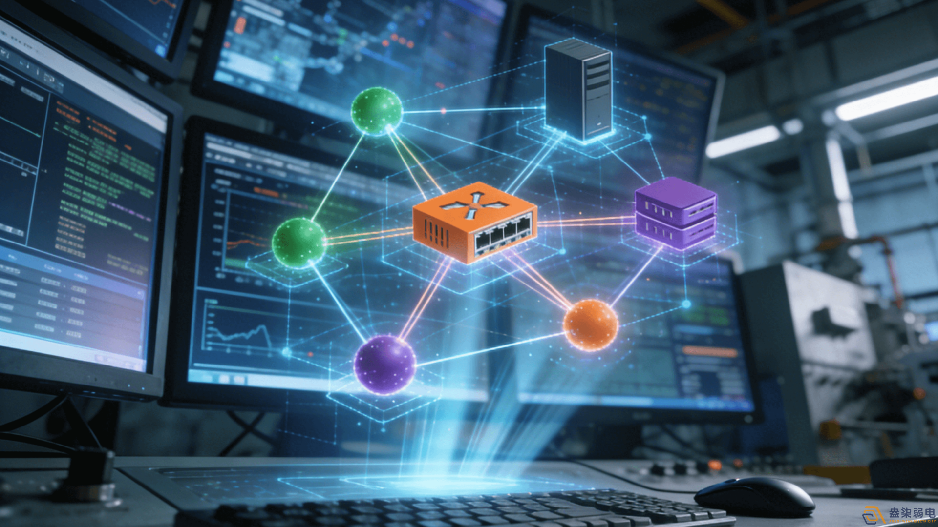 工廠200-500個網絡點位組網建議