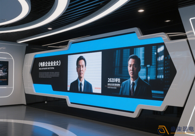 企業(yè)文化展廳中LED顯示屏的應(yīng)用
