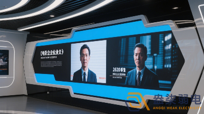 企業(yè)文化展廳中LED顯示屏的應(yīng)用